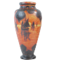 ミエールガレ硝子浮彫花瓶