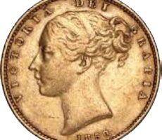 ソブリン金貨　1850年　K22