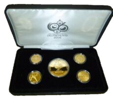 2006 FIFA ワールドカップドイツ大会公式記念金貨　4種セット