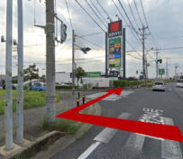 西友楽市守谷店_南守谷駅から_道のり6