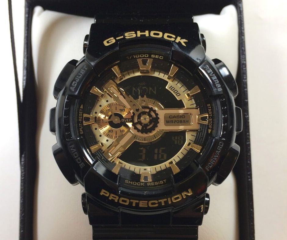 【ミッチー】G-SHOCK ゴールド ブラック 時計（新品、保証期間内】 G-SHOCK ジーショック 腕時計 ブラック ゴールド Black × Gold
