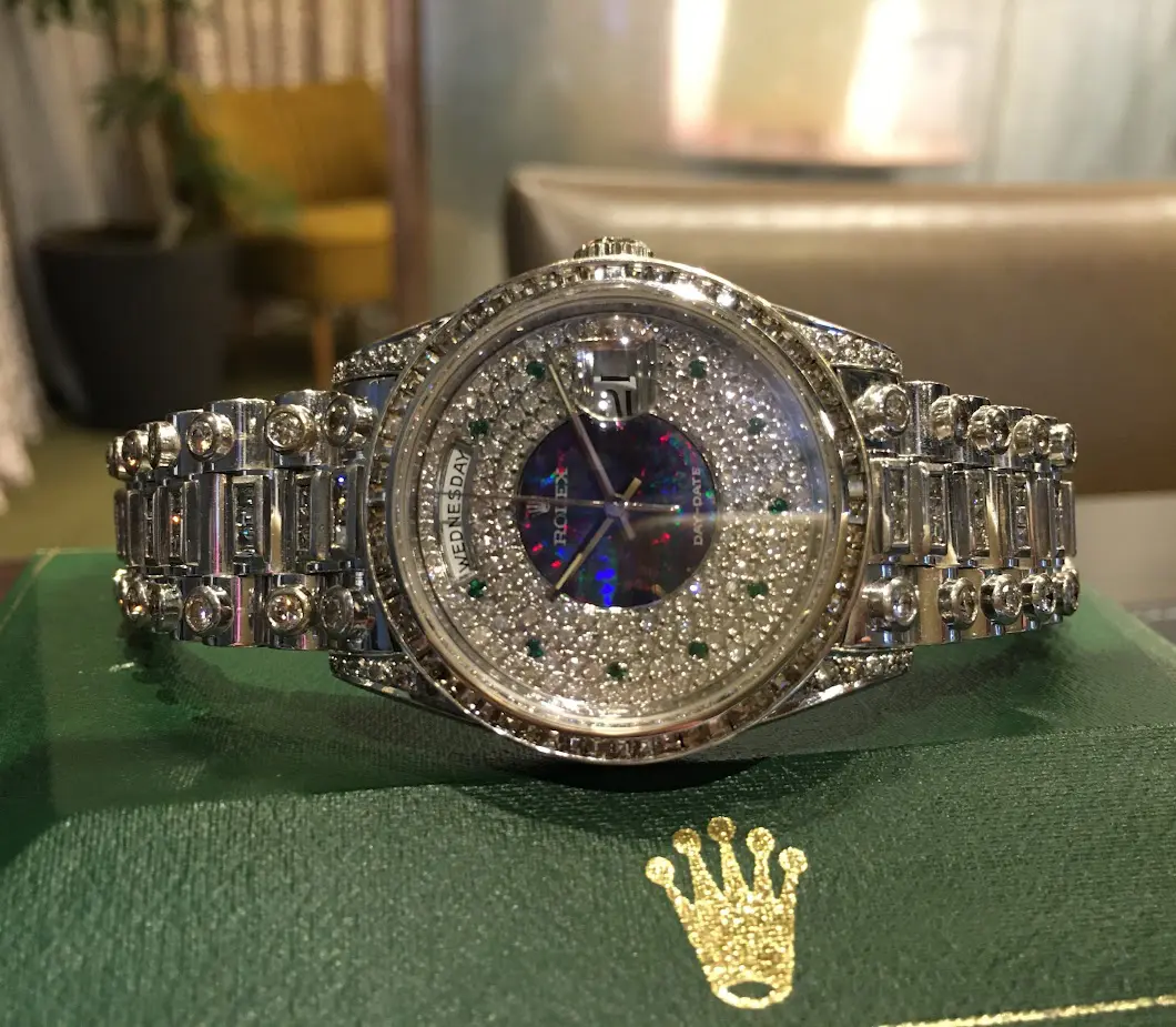 ロレックス デイデイト アフターダイヤ 18239 N番 | 金・ダイヤの高価  