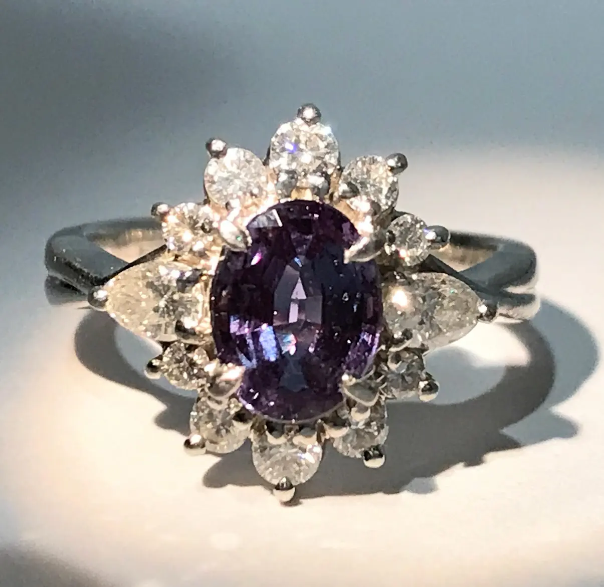 アレキサンドライト 1.53ct Pt900 リング | 金・ダイヤの高価