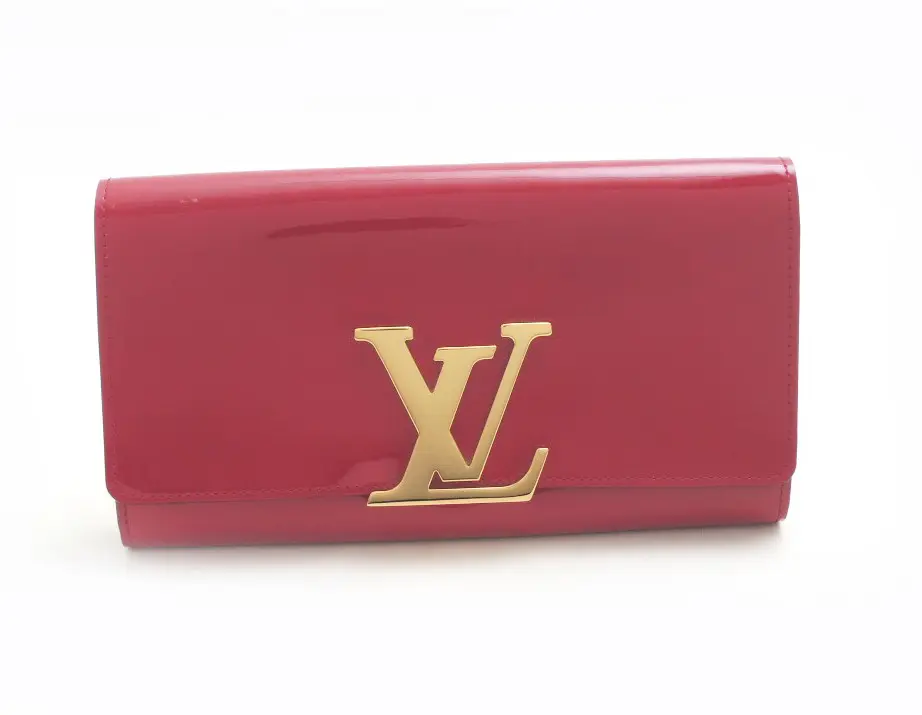 美品 LOUIS VUITTON ヴェルニ ポルトフォイユ・ルイーズ ノワール - 長財布