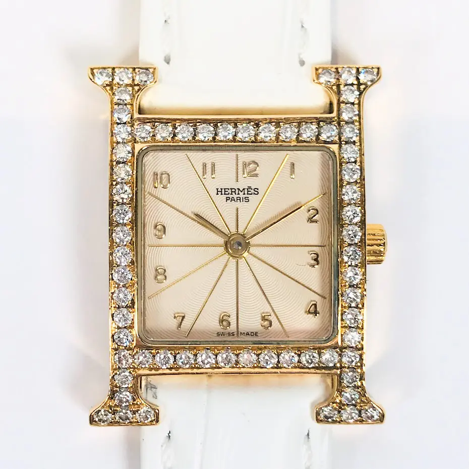 エルメスウォッチ エルメス Hウォッチ ダイヤベゼル 2023/8/4 【西友楽市守谷店