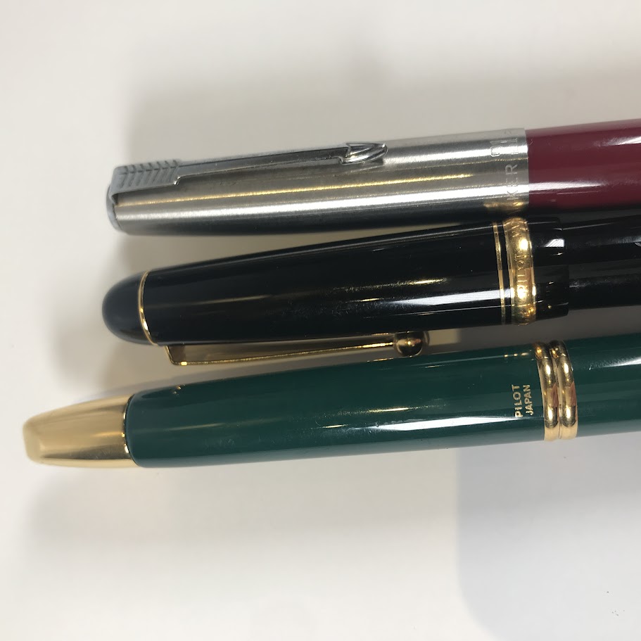 ■【買取まねきや】万年筆 ペン先K18 モンブラン カメレオン パーカー パイロット 他 万年筆BOX 計１２点 ■