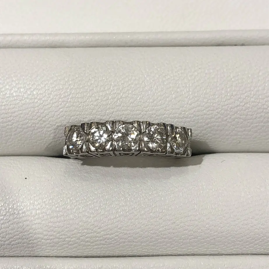 遺品整理 金 K18 D1.00ct 刻印 ゴールド ダイヤモンド リング