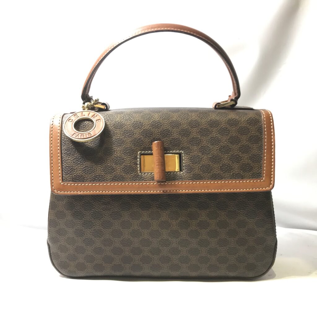 セリーヌ_CELINE_マカダム_ターンロック_ハンドバッグ_阪急