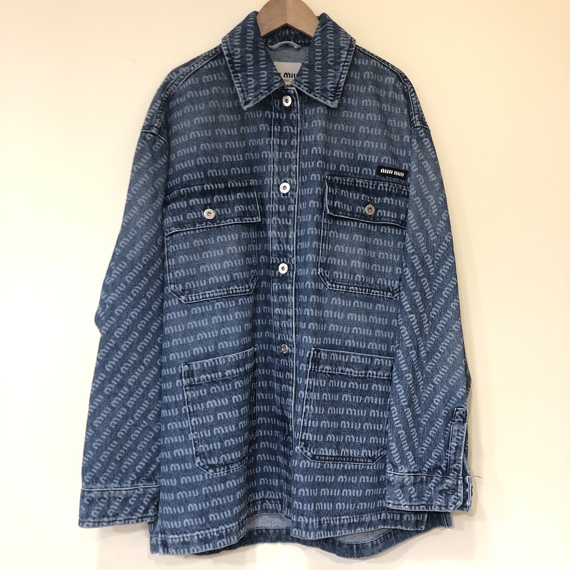 ミュウミュウ　デニムジャケット　買取　阪急