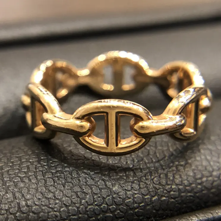 エルメス シェーヌダンクル アンシェネリング K18【京都四条本店