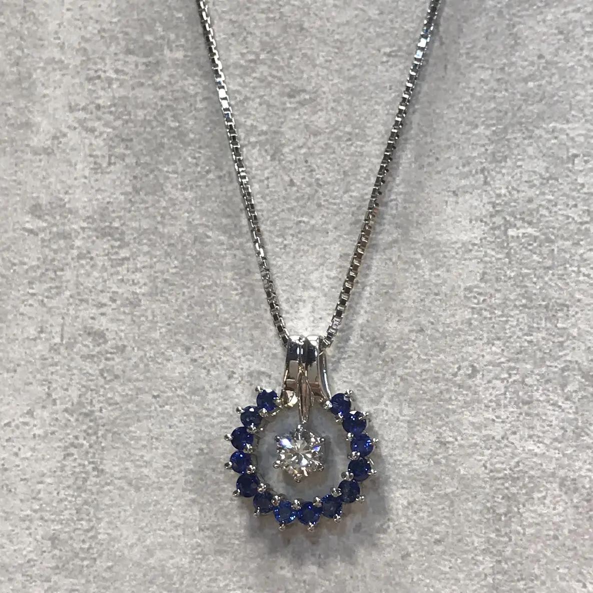 Pt850 Pt900 ダイヤ 0.34ctネックレスを高価買取致しました