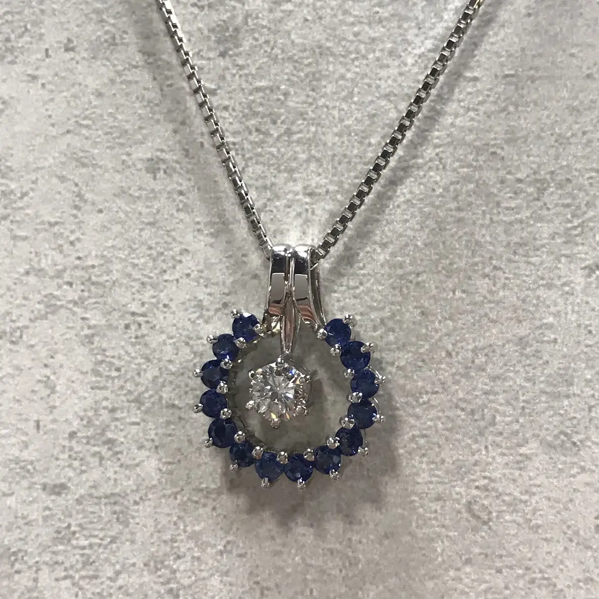 Pt850 Pt900 ダイヤ 0.34ctネックレスを高価買取致しました