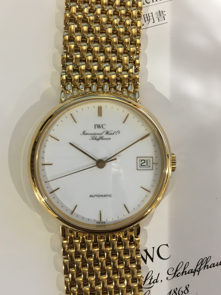 IWC （インターナショナル・ウォッチ・カンパニー） K18 イエローゴールド 腕時計