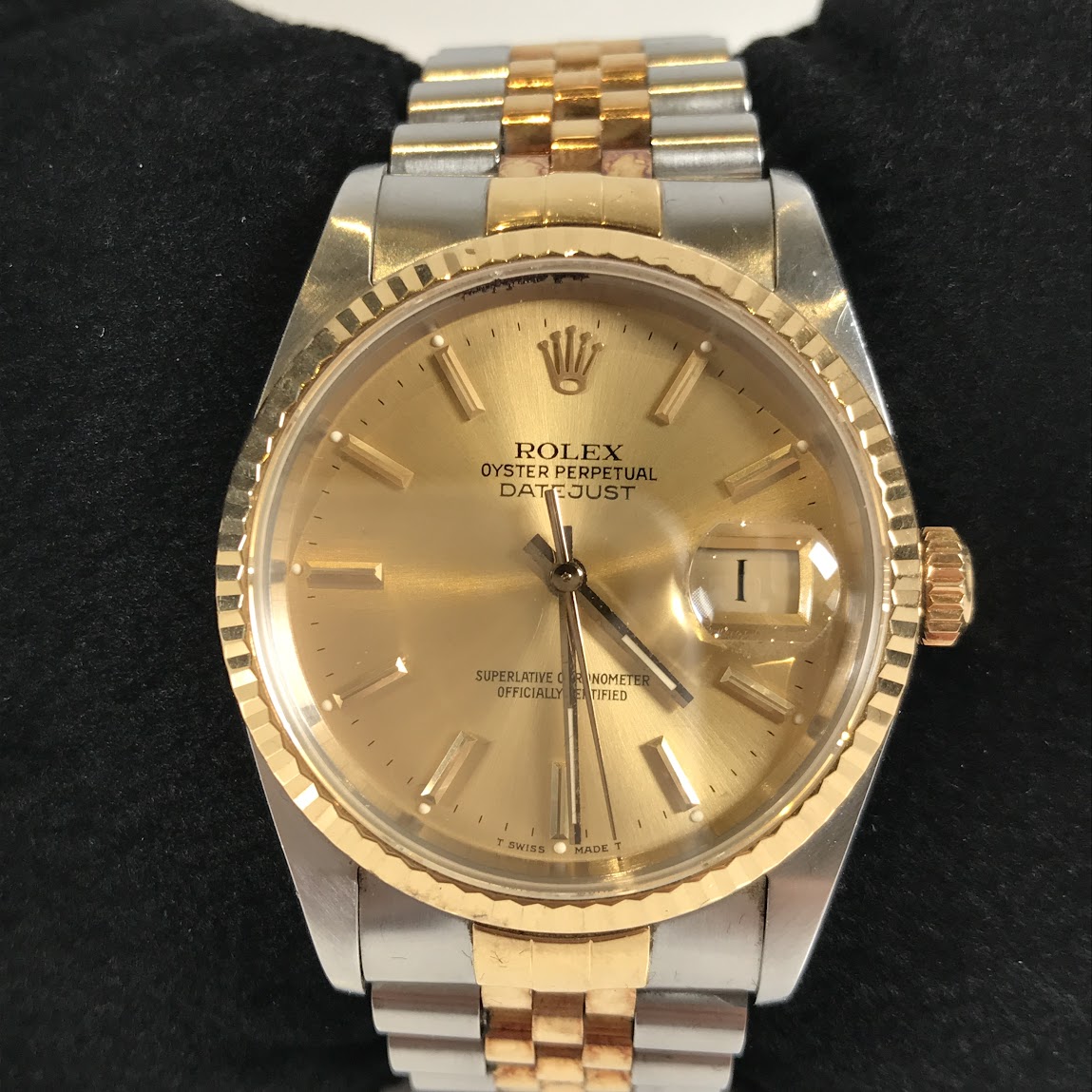 ロレックス オイスターパーペチュアル デイトジャスト 16233