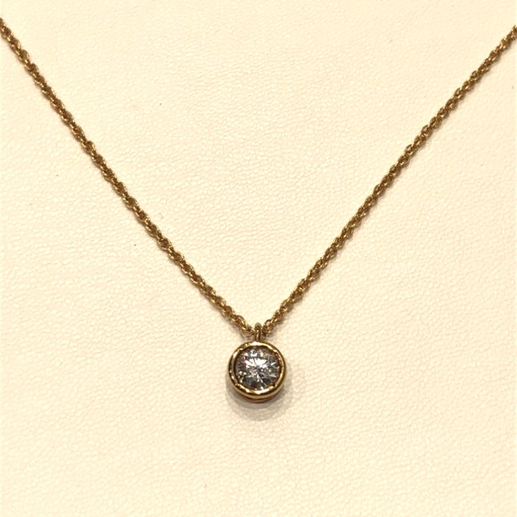 K18ダイヤネックレス