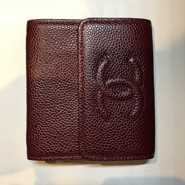 シャネル_キャビアスキン財布