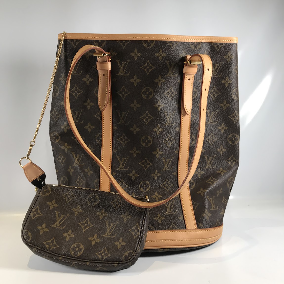 LV バケットGM ポーチ付き