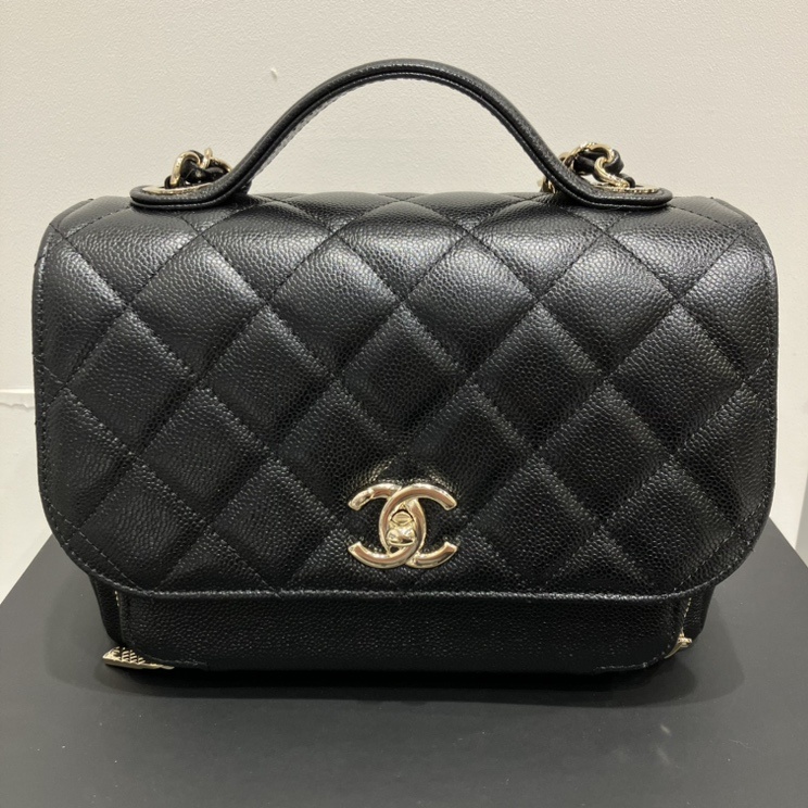 シャネル_ビジネスアフィニティ_キャビア_ショルダーバッグ_まねきや_ららぽーと堺