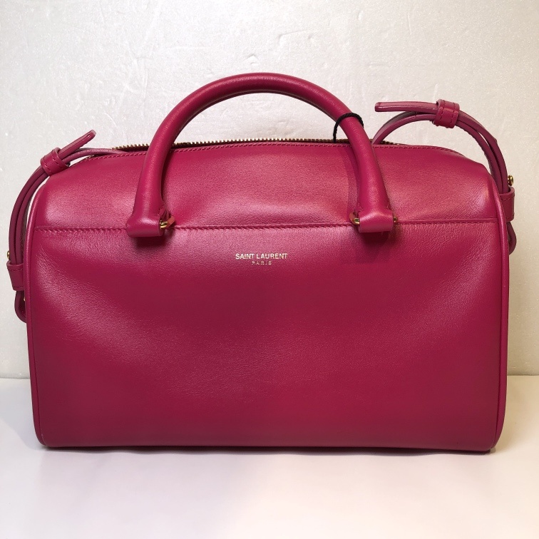 SAINT LAURENTレザーボストンバッグ阪急三番街