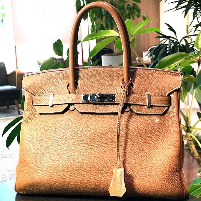 エルメス バーキン30 トゴSV金具 □P刻印 カデナ クロシェット付き