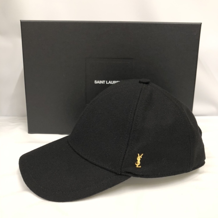 サンローラン YSL ベースボールキャップ(フェルト) 買取 京都 四条 ブランド