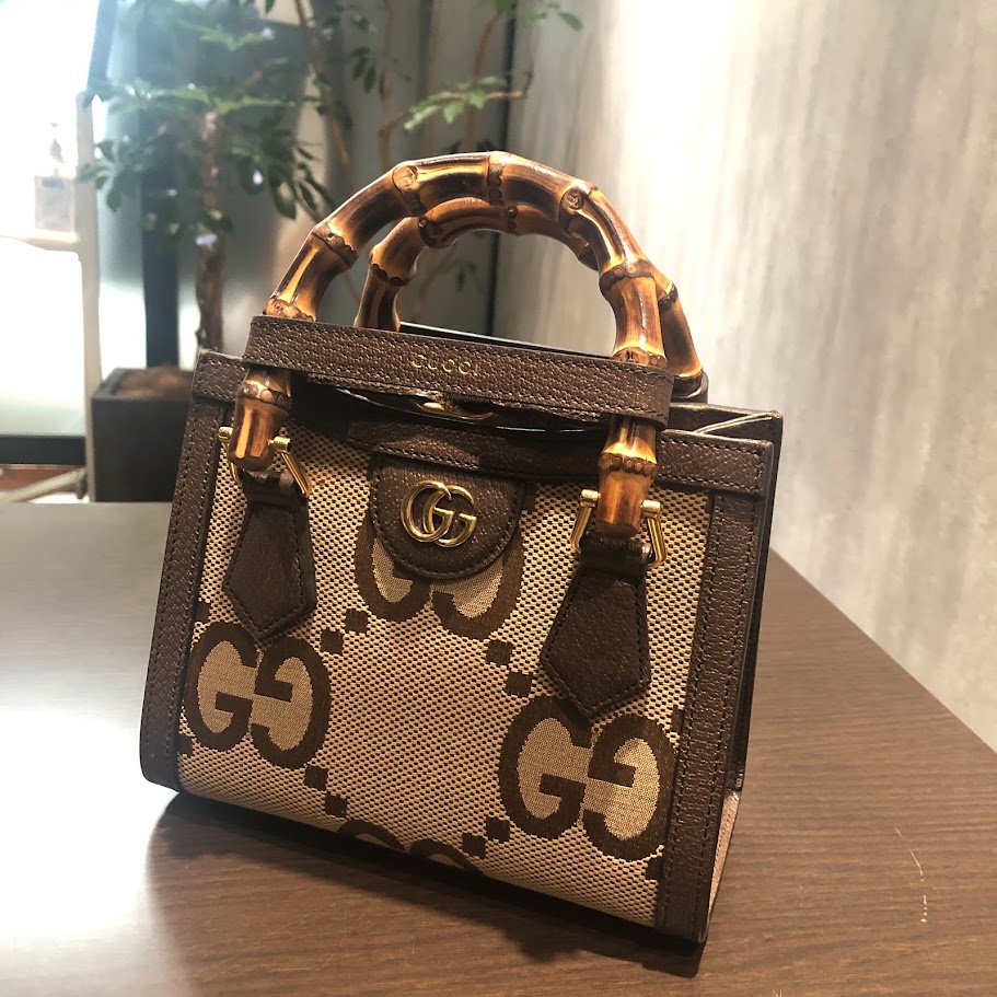 グッチ ダイアナ ジャンボGG ミニ トートバッグ
