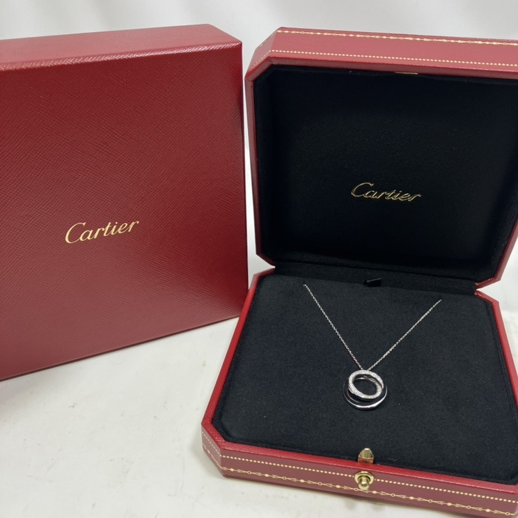カルティエ トリニティ ペンダント セラミック ダイヤモンド 心斎橋店 買取