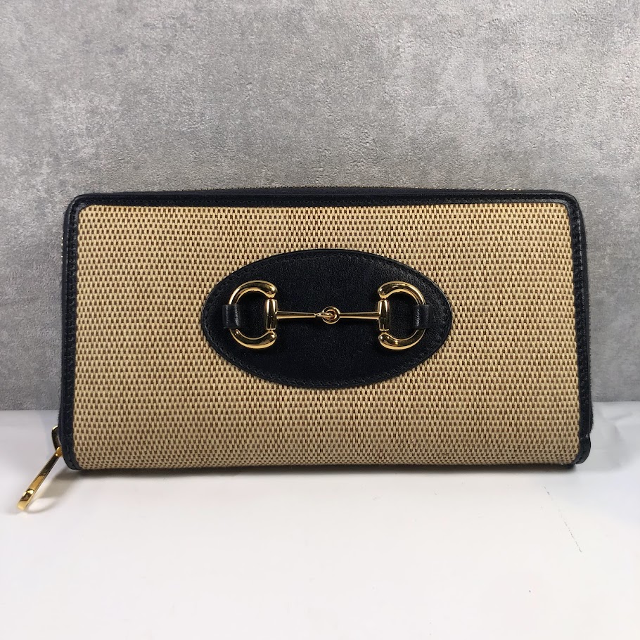 グッチ ホースビット 1955 ジップアラウンドウォレット 買取 あべの