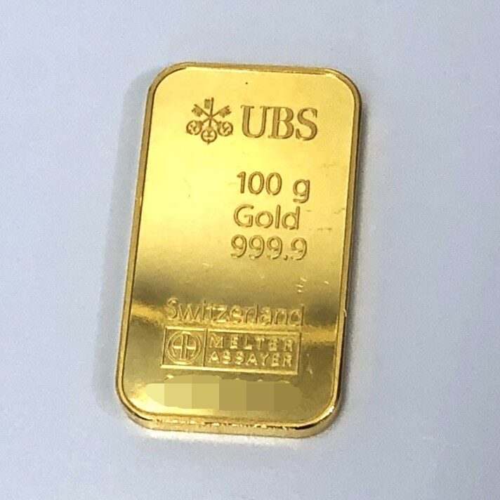 スイス製 UBS 純金インゴット 梅田本店 買取