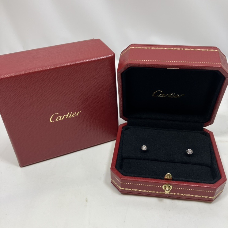 カルティエ ダムール イヤリング ブリリアントカット 心斎橋店 買取り