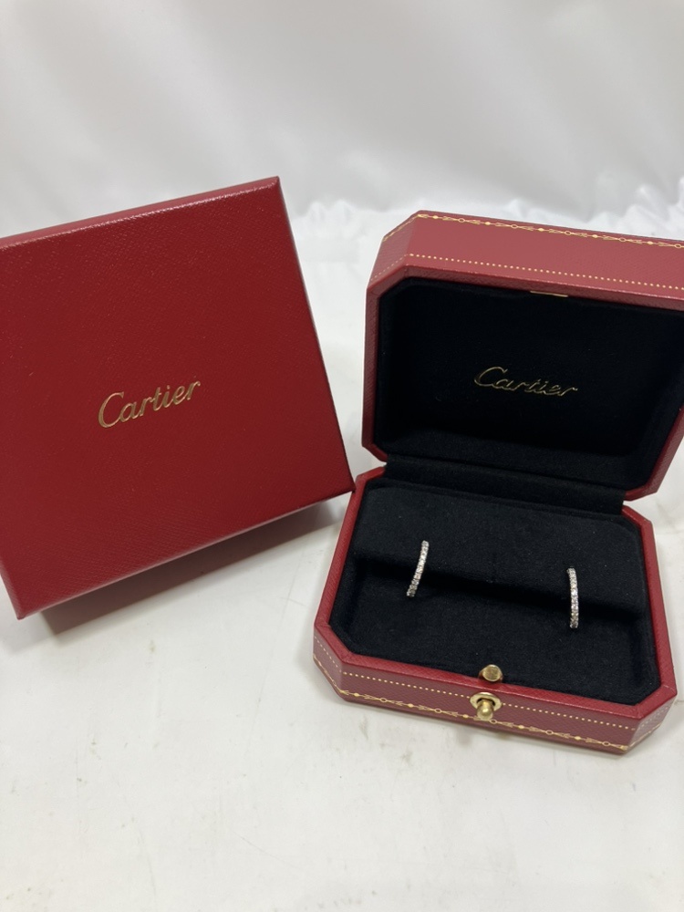 カルティエ エタンセル ドゥ カルティエ フープ イヤリング 心斎橋店 買取