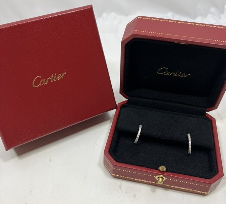 カルティエ エタンセル ドゥ カルティエ フープ イヤリング 心斎橋本店 買取