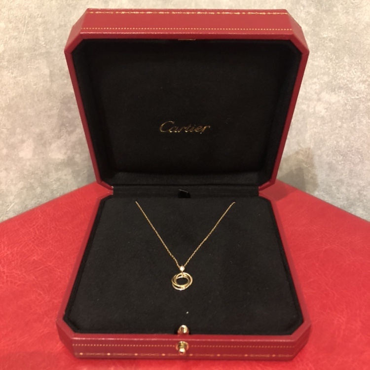 カルティエ トリニティ ネックレス 高価買取 京都 四条 烏丸